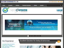 Tablet Screenshot of nextvisionindia.com